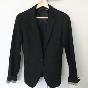 UNIQLO Black Stretch Button Blazer (Size XS)